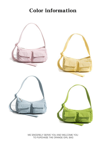 Women's Large-capacity Multi-bag Vintage Nylon Bag