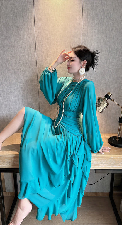 High Waist Big Swing Long Fairy Dress