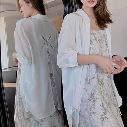 Blouse Ajourée Romantique Française Femme