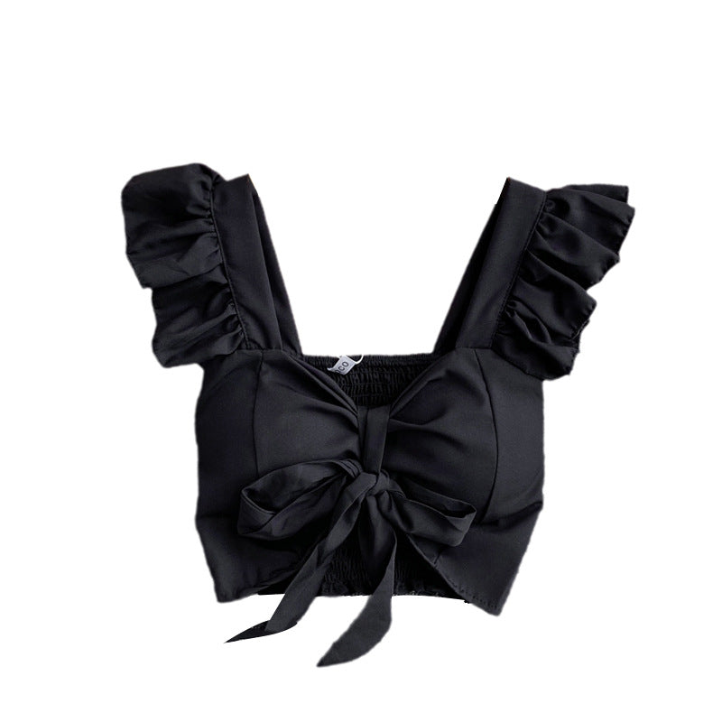 Xiayang Style Women's Short Bow Vest