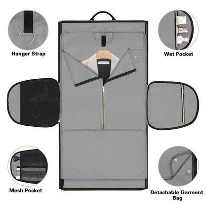 Wear-resistant Folding Storage Garment Suit Bag Crossbody