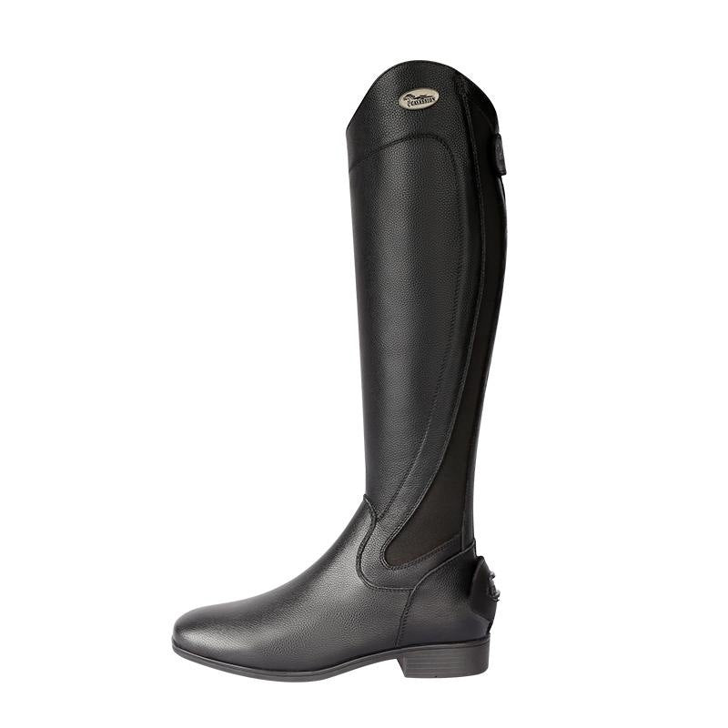 Black Cowhide Equestrian Boots Supplies