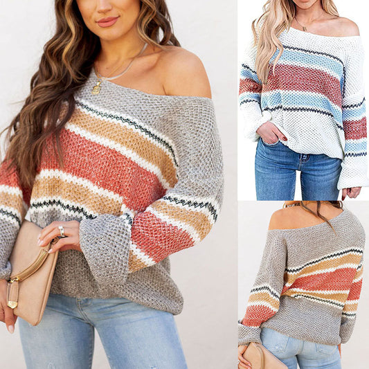 Loose Round Neck Knitted Bottoming Shirt Bump