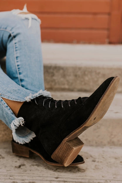 Botas femeninas de tacón cuadrado bajo de ocio de otoño e invierno