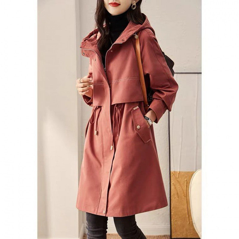 Women's Spring And Autumn Windbreaker Korean Fashion Overcoat