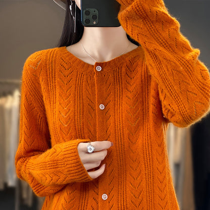 Slimming Cardigan Knitwear Loose Top Coat