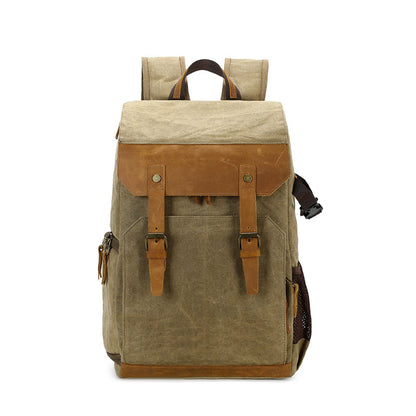 Outdoor Bag Canvas Casual Backpack Camera Bag