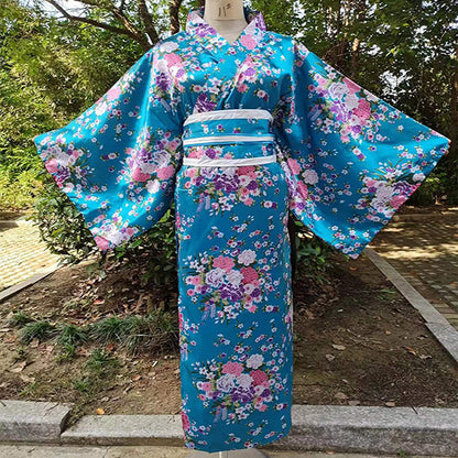 Traje tradicional de mujer Albornoz Anime Cosplay Traje de fotografía Kimono