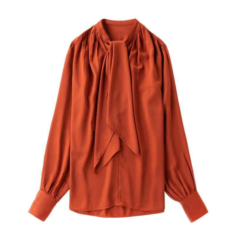 Chiffon Shirt Women's Long-sleeved Autumn Bottoming Shirt