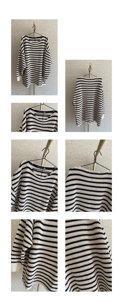 Lazy Style Knit Sweater Thin Style Fashion Western Style