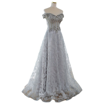 Lace Flower Dress Ball Gown