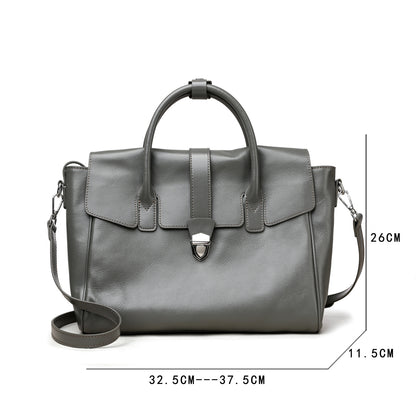 Bolso de hombro portátil de gran capacidad para mujer estilo retro