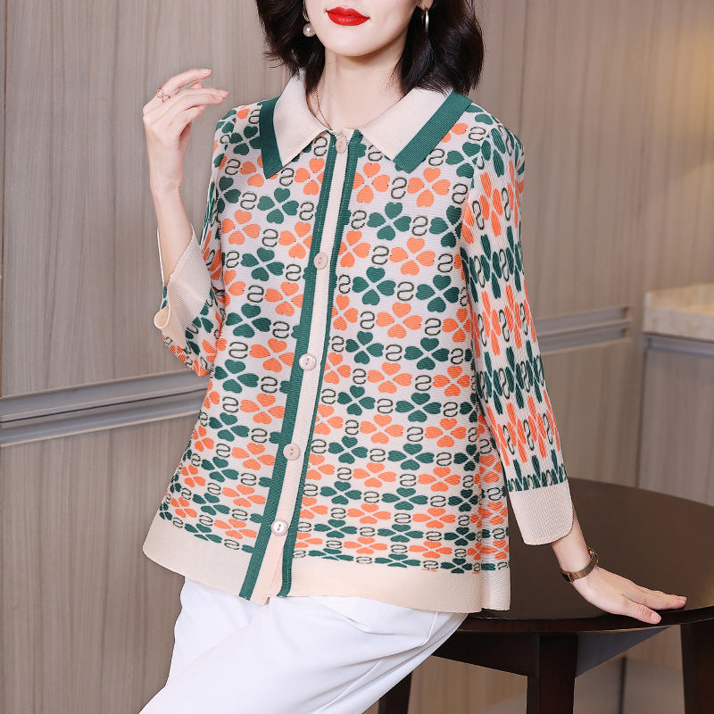 Print Niche Design Cardigan Jacket New Style