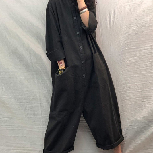 Loose Plus Size Women's Casual All-match Overalls