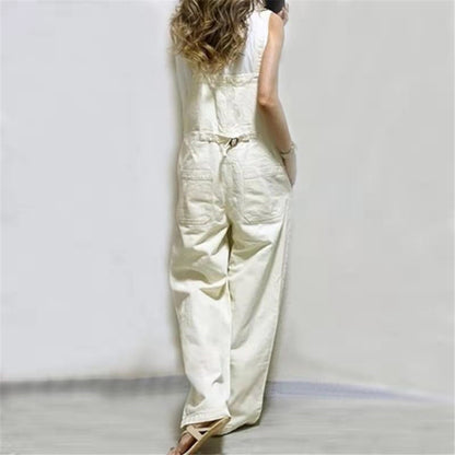 Women's Casual Pants Overalls Jumpsuit Trousers