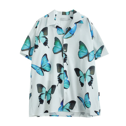 Camisa manga corta mariposa 