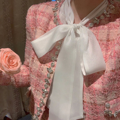 Conjunto de dos piezas de falda de chaqueta de moda