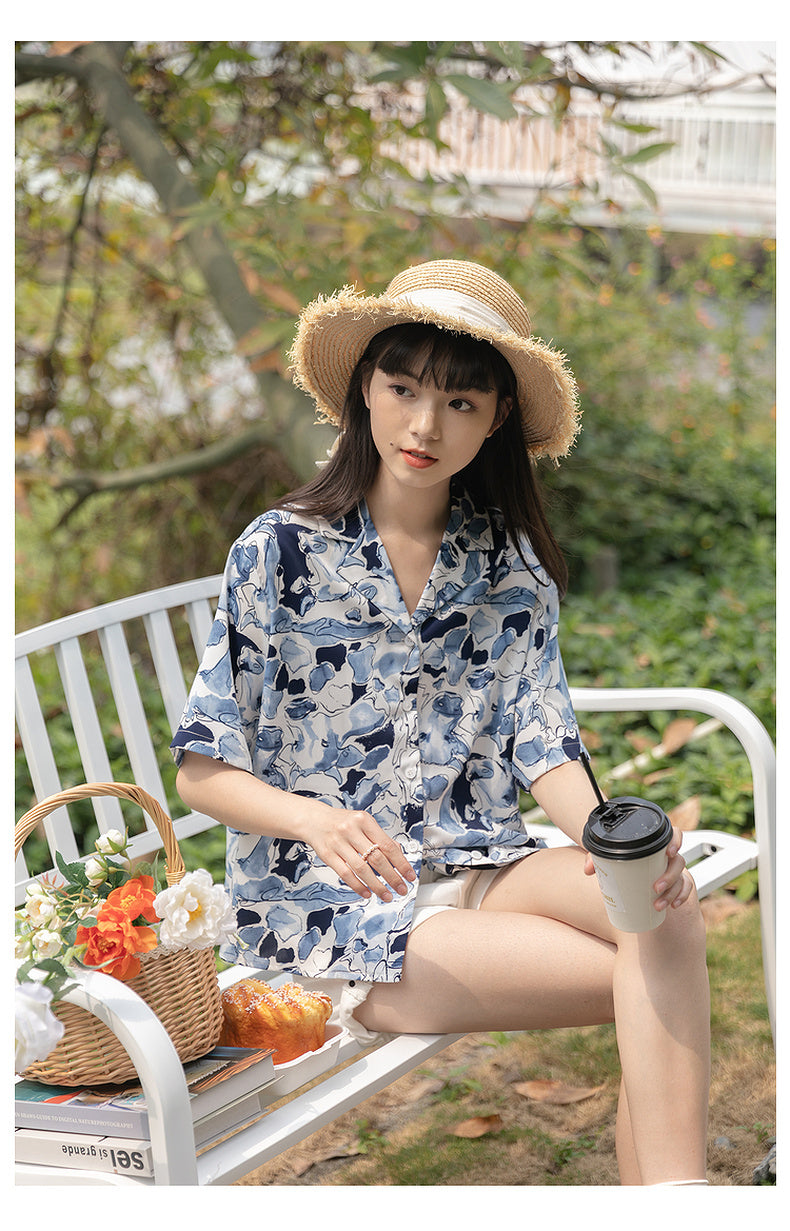 Women's Summer Loose Chiffon Shirt With Sunscreen