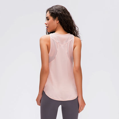 Blusa deportiva para mujer con ropa de yoga