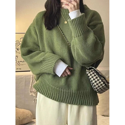 Pullover Loose And Lazy Style Thickened Winter Wear Women's Sweater