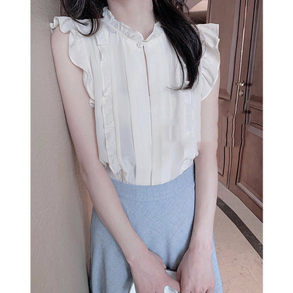 Silk Silk White Shirt Women Design Chiffon Shirt