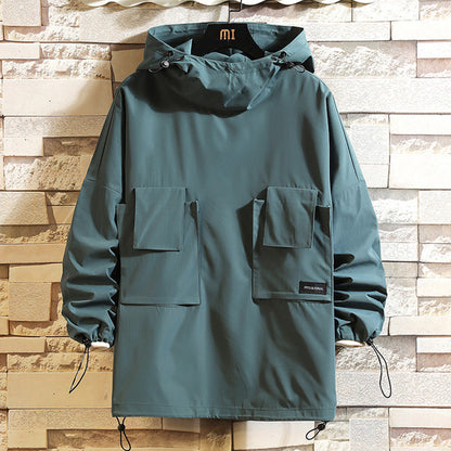 Men's Loose Hooded Jacket