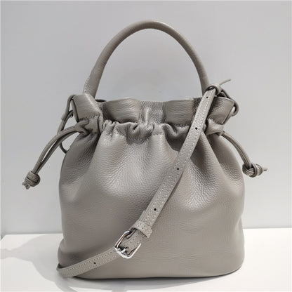 Bolso de cubo de cuero de moda nuevo para mujer