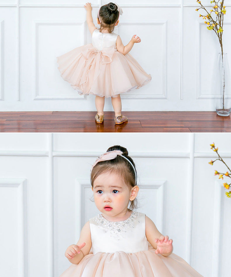 Vestido de princesa para bebé niña año completo