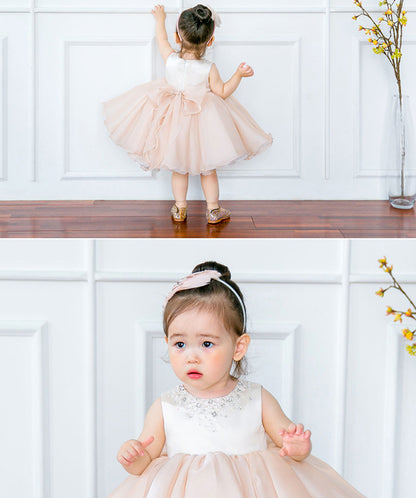 Vestido de princesa para bebé niña año completo