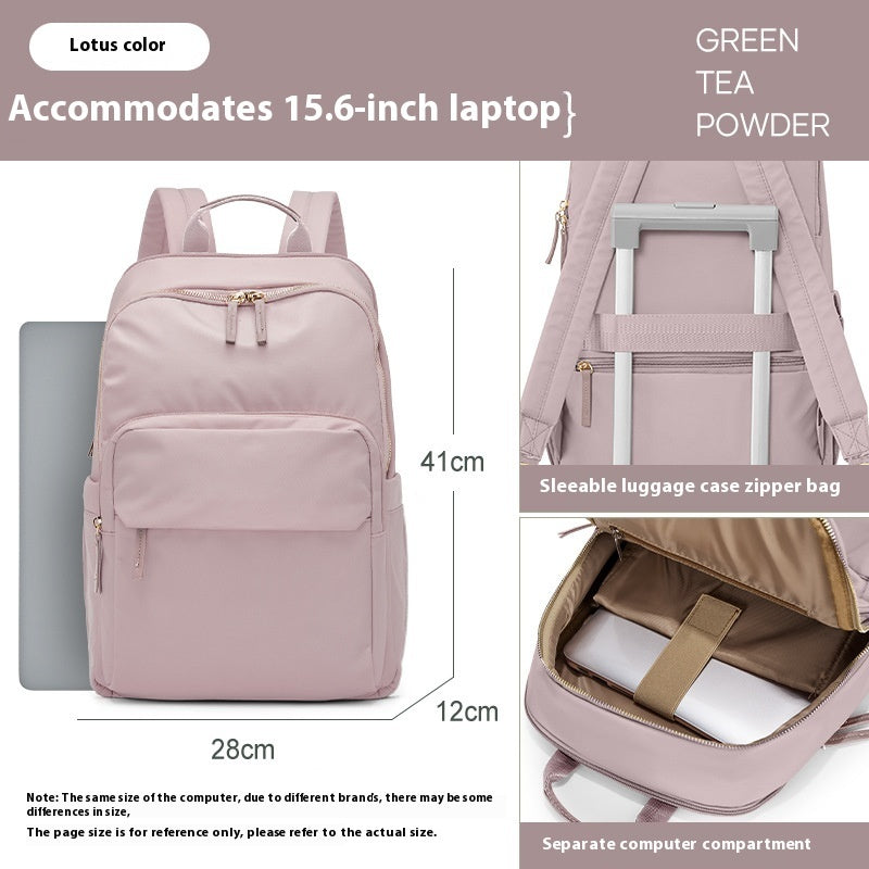 Mochila de viaje ligera de gran capacidad para mujer de moda