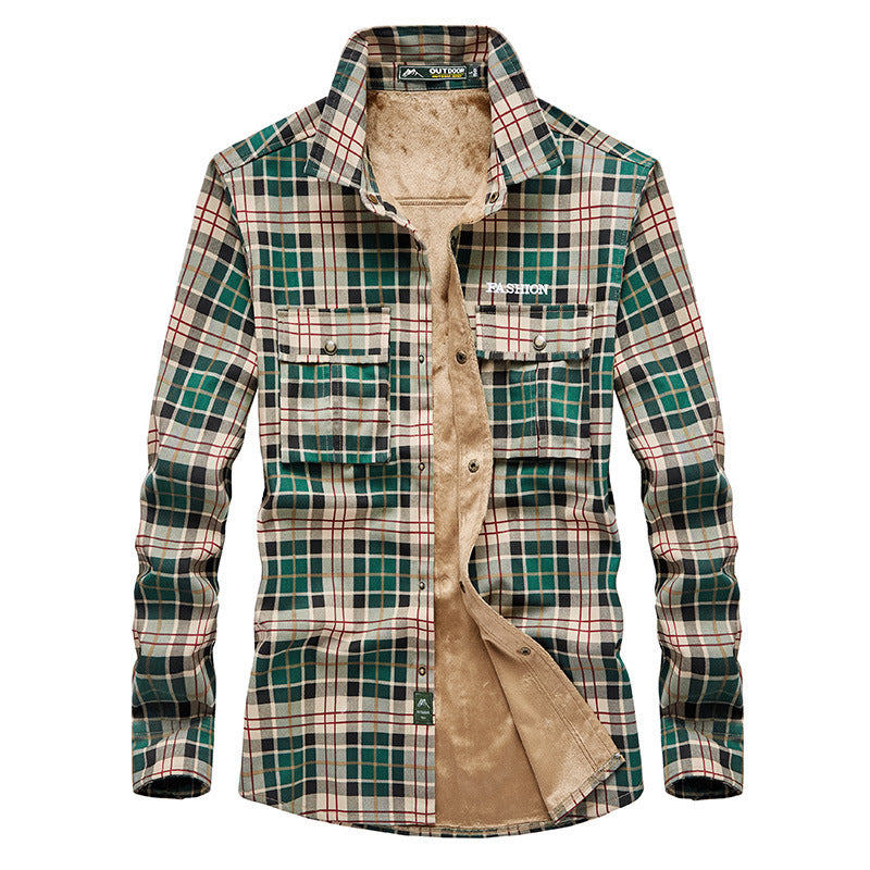 Men's Plaid Casual Shirt