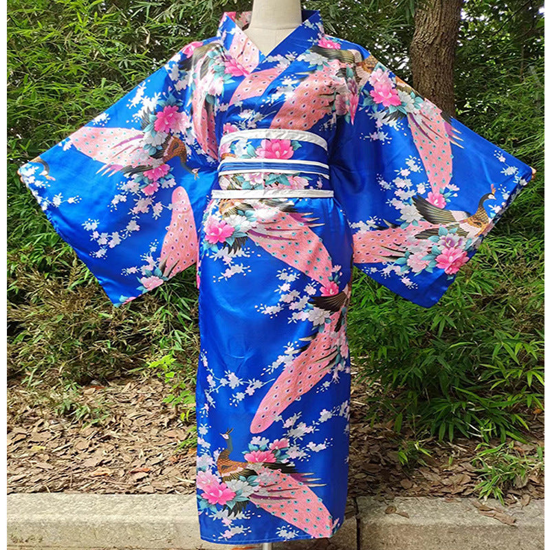 Traje tradicional de mujer Albornoz Anime Cosplay Traje de fotografía Kimono