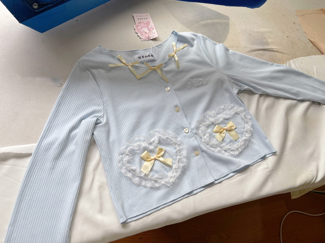 Cardigan fin et doux pour fille, doux avec le vent à l'extérieur