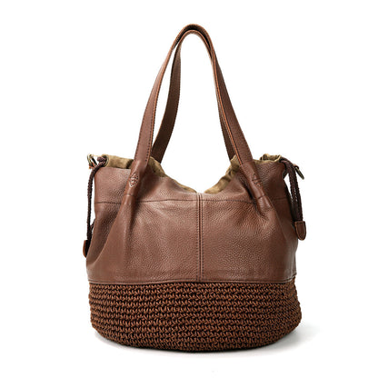 Bolso tote vintage estilo Mori para mujer