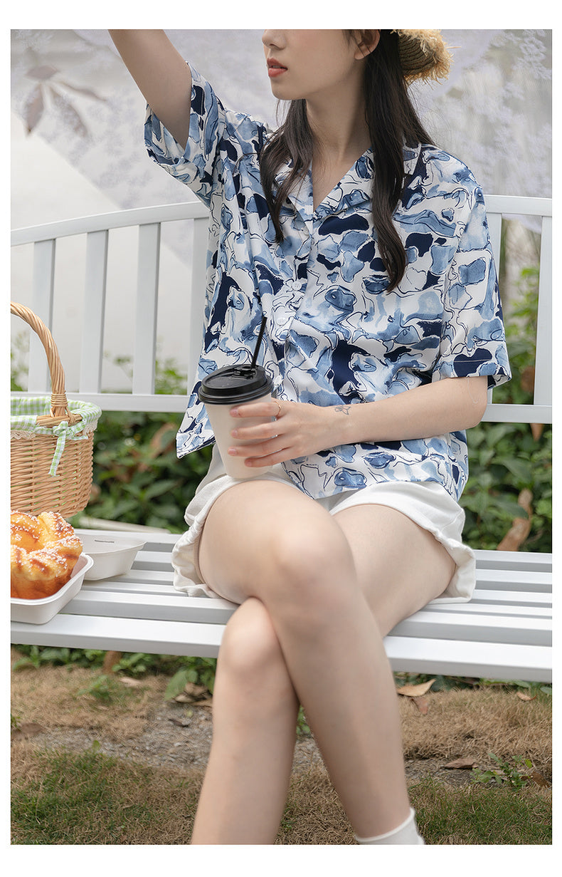 Women's Summer Loose Chiffon Shirt With Sunscreen