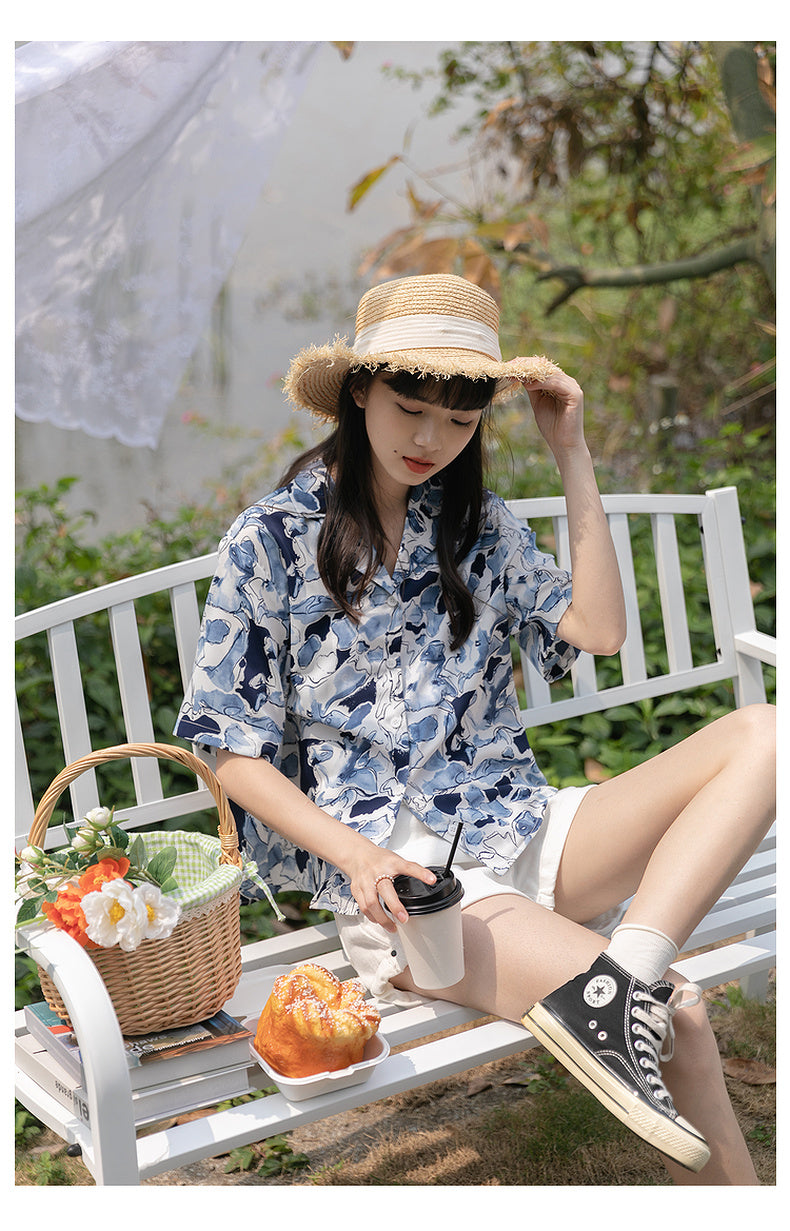 Women's Summer Loose Chiffon Shirt With Sunscreen