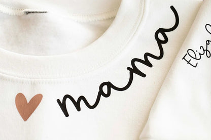 Customized Letter Name Round Neck Hoodie From Europe And America