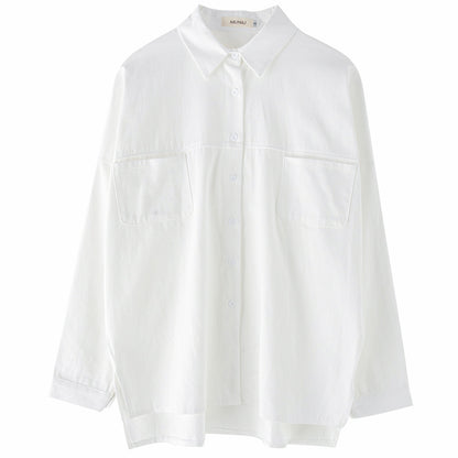 Loose Cotton Inner Top Bottoming Long-sleeved Shirt Sweet