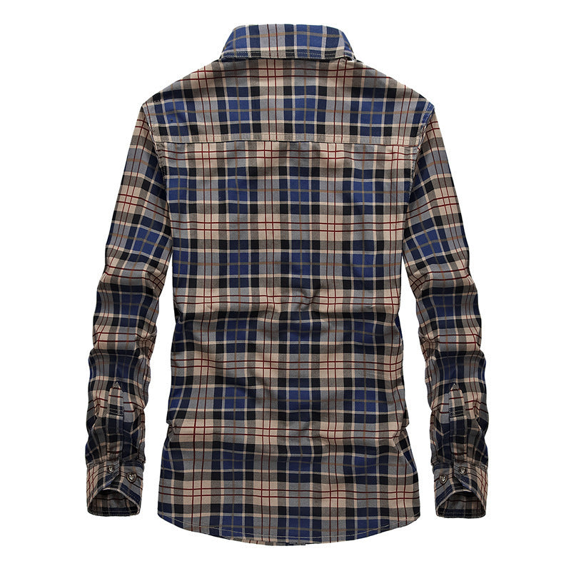 Men's Plaid Casual Shirt