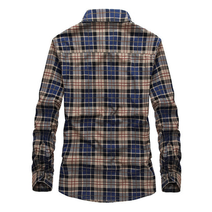 Men's Plaid Casual Shirt