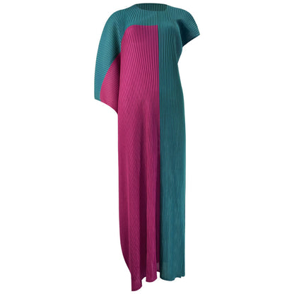 Robe ample aux couleurs assorties pour femme