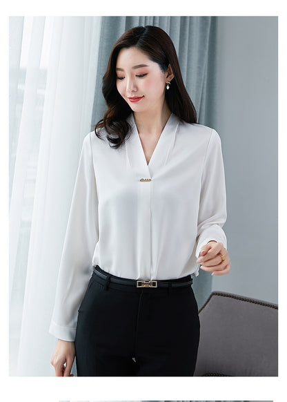 Loose top chiffon shirt