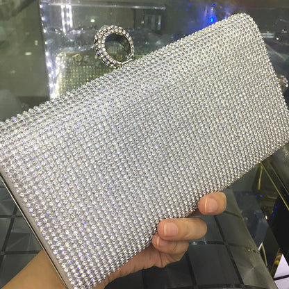 Diamond-encrusted Lady Spot Hand Bag Diamond