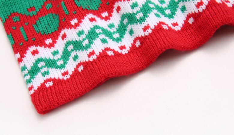 Combinaison ample en tricot de flocon de neige de noël pour femmes