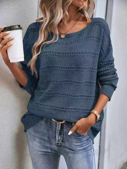 Women's Loose Slouchy Casual Knit Top