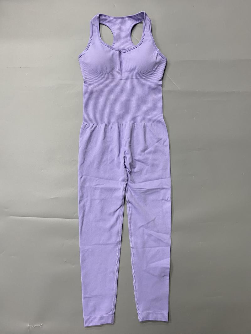 Conjunto de yoga de una pieza para mujer con pantalones tipo mono