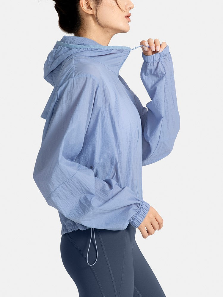 Blouse respirante de remise en forme de protection solaire extérieure en vrac