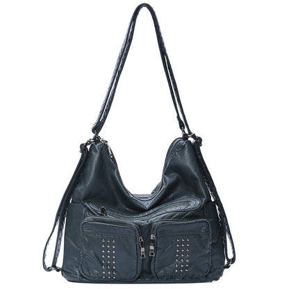 Lightweight Retro Large-capacity Crossbody Bag