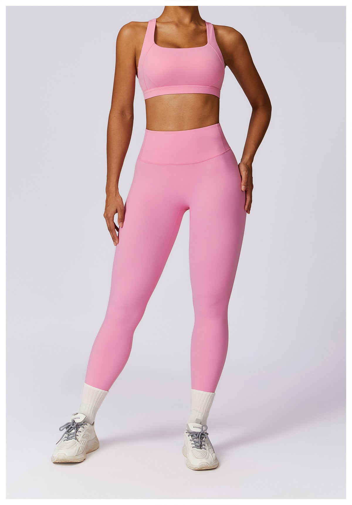 Traje de yoga ajustado de secado rápido para mujer, ropa deportiva para correr