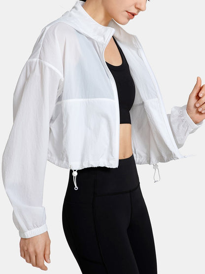 Blouse respirante de remise en forme de protection solaire extérieure en vrac